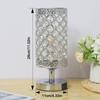Crystal Touch Desk Lamp 3000K Warm White LED Bulb with USB C+A Charging Port 4000MAH Battery
