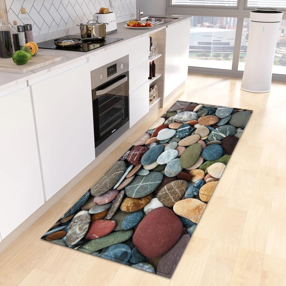 

Pebble Pattern Home Kitchen Floor Mat Door Front Decoration Floor Mat 40x60cm