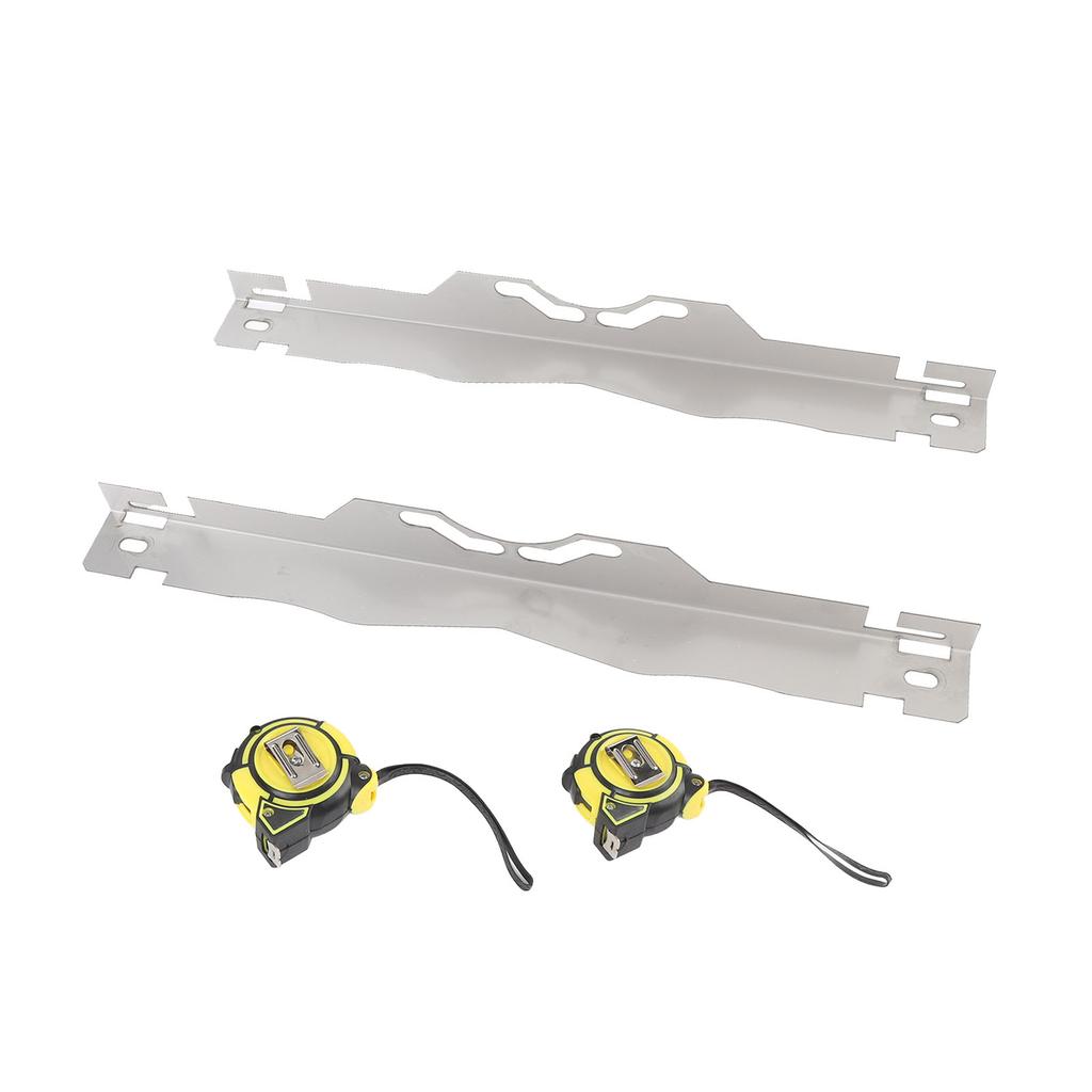 Edelstahl Spurplatten mit 2 Stück 3 Meter Maßband Spurwerkzeug für alle Autos Limousinen SUVs