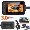 Waterproof Dual-Recording 720P HD Motorcycle Dash Cam with Front & Rear Cameras