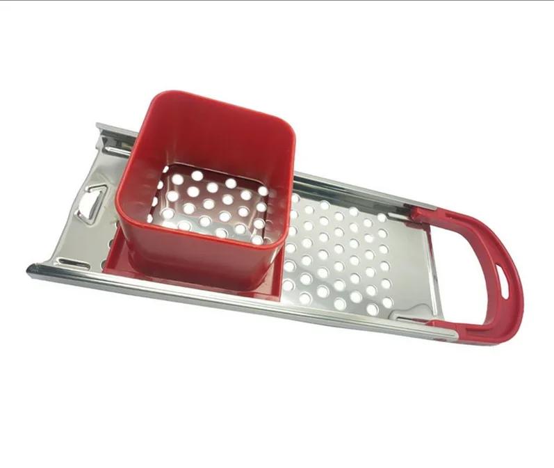 Macchina per Spaetzle in Acciaio Inossidabile con Spingitore di Sicurezza Macchina Manuale per Fare Pasta e Gnocchetti Utensili da Cucina