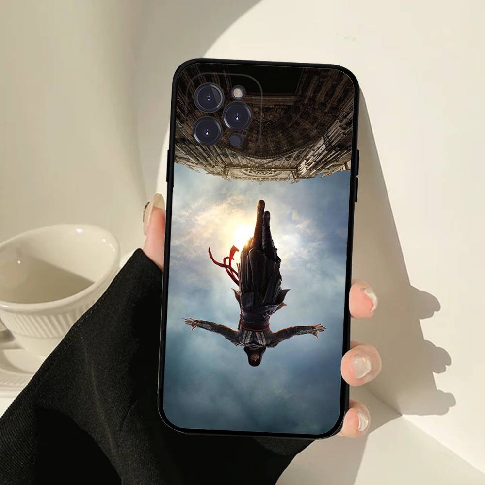 Game A-Assassins C-Creed For IPhone 17 16 15 14 13 12 11 Pro Max Plus Shockproof Black Soft Phone Cover