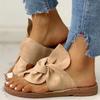 Women's Summer Bow Flat Sandals - Plus Size, Cross-Border Design 2021