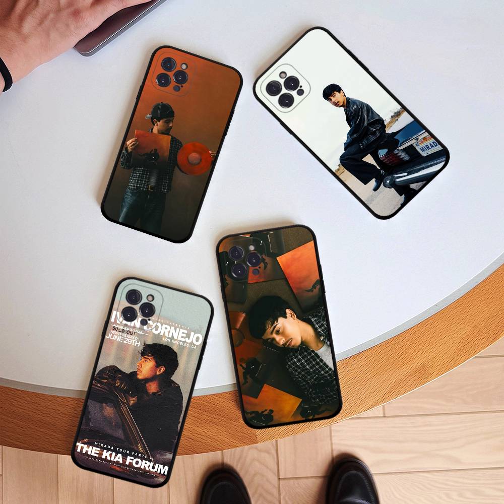 I-Ivan Cornejo Rapper Black Matte Phone Case For iphone 17 Air 16 15 14 13 12 11 Pro Max Plus Back Cover TPU Soft Case