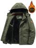 Men's Medium-Long Hooded Winter Jacket - Thick, Warm, Cotton Padded, Plus Size for Middle-Aged & Elderly