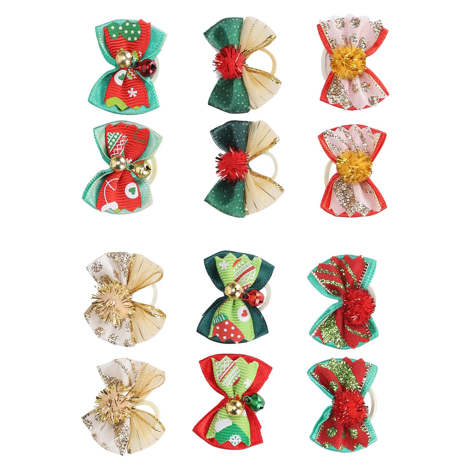 Pet Bows Cute Dog Puppy Hair Bows Hair Decoration Bowknot Grooming Accessories(Multi Color )