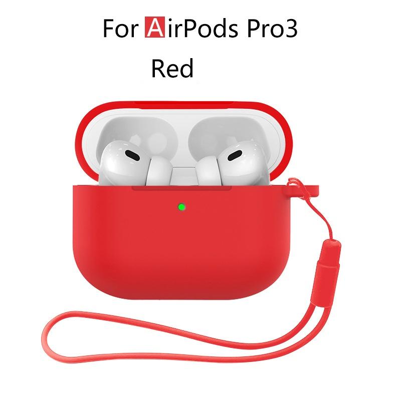 Silicone Case For AirPods Pro 3 Transparent Soft TPU Earphone Shockproof Protective Case Cover For AirPods Pro 3 Earbuds Shell