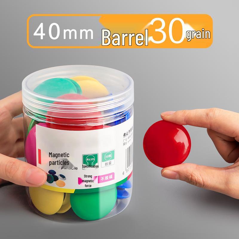 Colored Magnetic Chalkboard Stickers with Strong Magnet Buttons and Pins for Teaching
