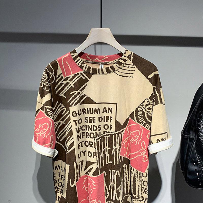 Sommerkleidung Kurzarm-T-Shirt Herren-Trend-Oberteile vielseitige, hübsche, trendige T-Shirts