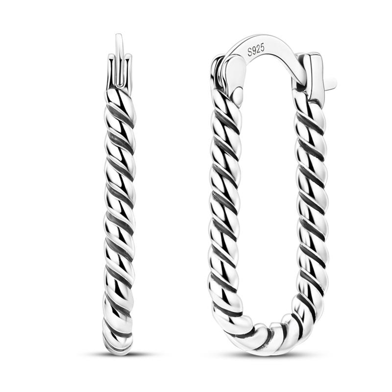 2025 New 925 Sterling copper Hoop Earrings Flowers Zircon Drop Earrings Stud For Woman Fine Birthday Wedding Party Zircon Gifts