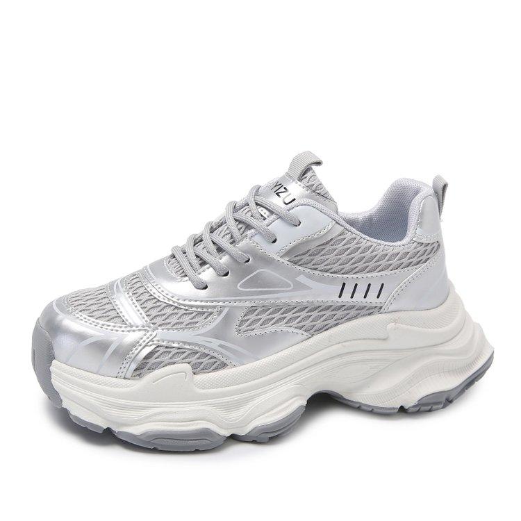 Women's Casual Sports Shoes Solid Color Ultra-light Height-increasing Platform Sneakers women Shoes Comfortable Daily Casual Sho