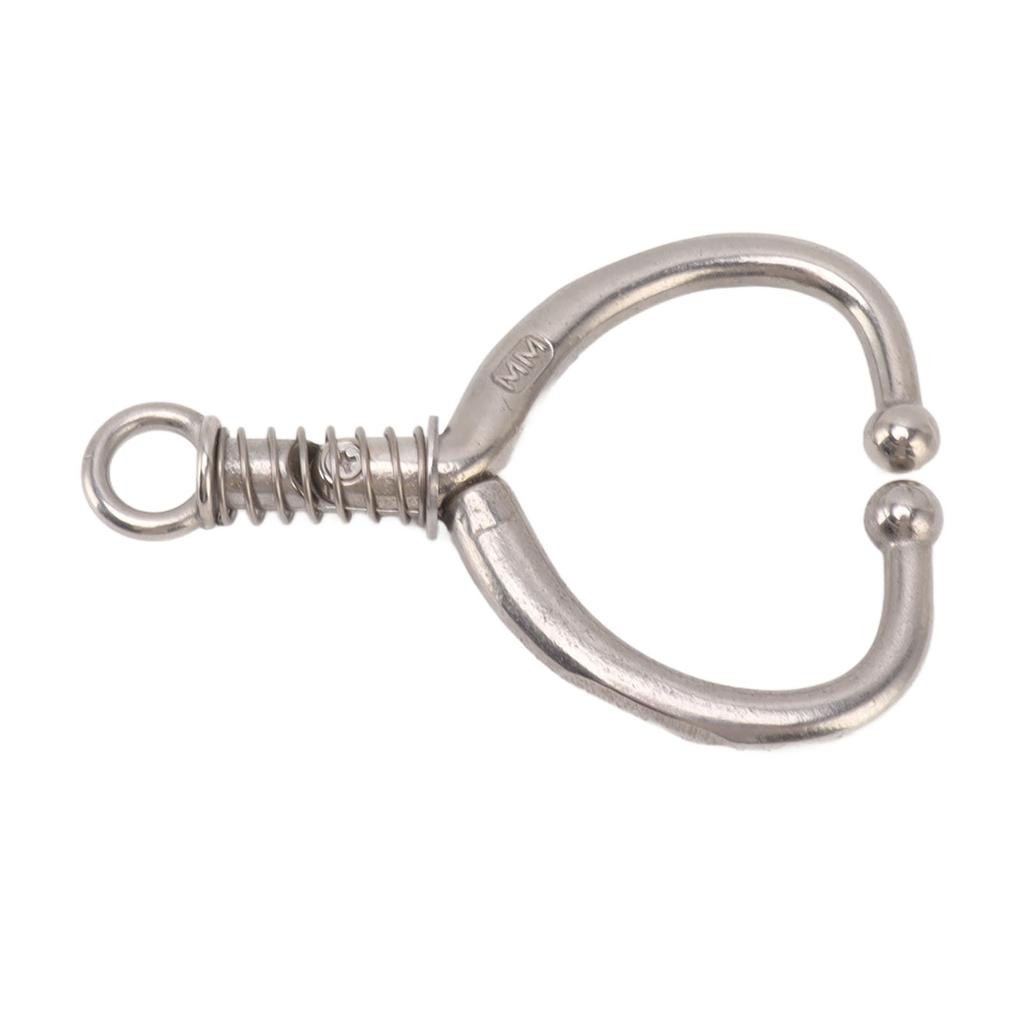 Cattle Nose Ring Durable Stainless Steel Cattle Ring Spherical Cattle Ring Clamp Traction for Home