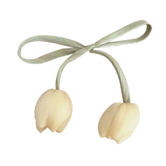 Tulip Strap Hair Tie Accessories Tulip Ribbon Curtain Tieback for DIY Crafts Clothing Hair Bands