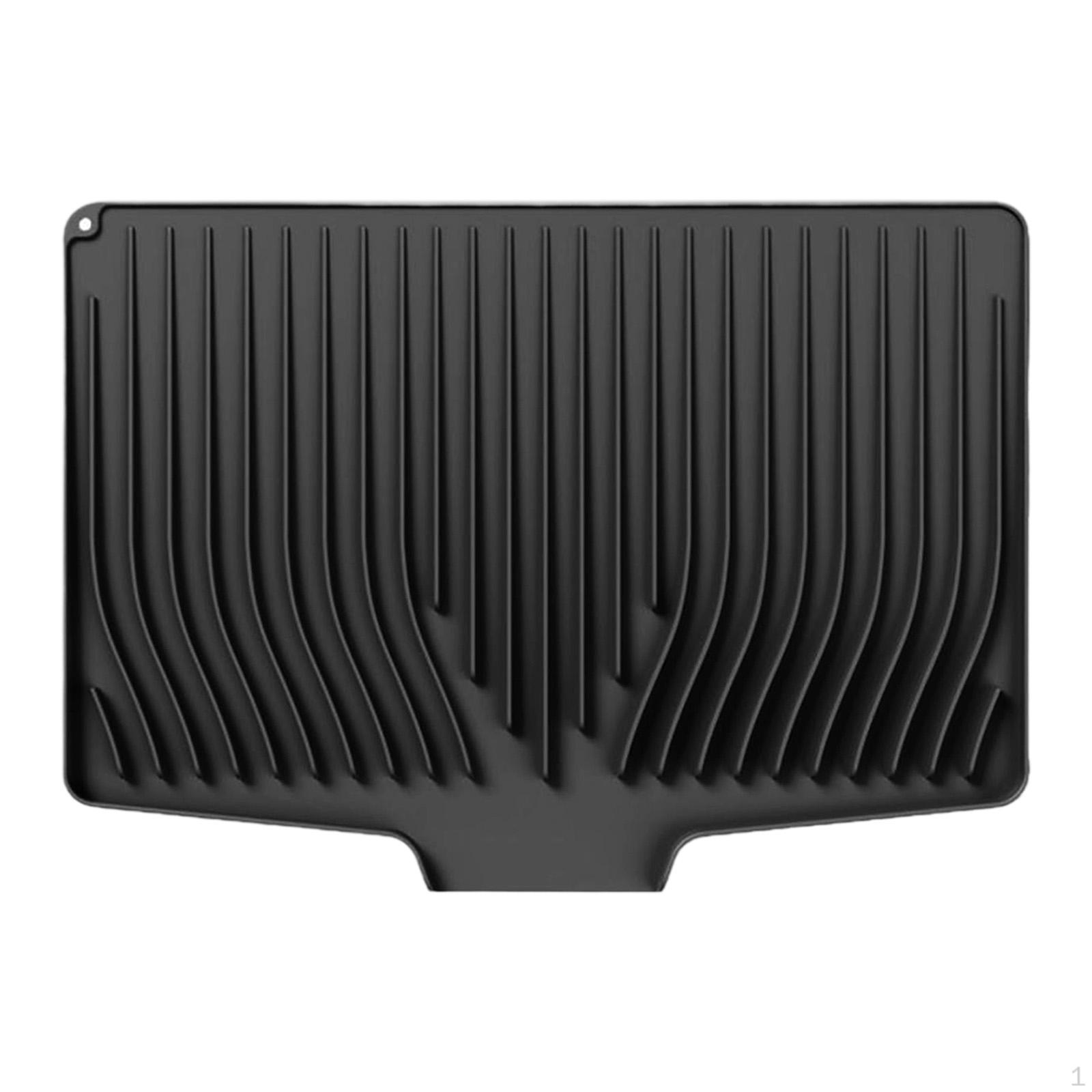 Dish Drainer Mat, Placemat, Rectangular, Draining Pad, Placemat for Cafe, Shop, Kitchen, Countertop,