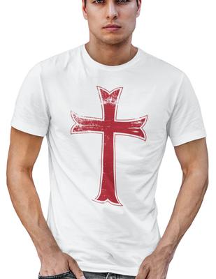 Kreuzfahrerkreuz Ritter Christlich Jesus T-Shirts Templerkreuz Kreuzfahrer T-Shirts