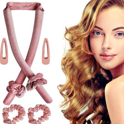 Velvet Heatless Lazy Curling Stick EVA Rubber Curling Machine Sleep Band Hair Loop Big Wave