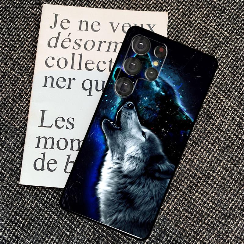Animal Wolf Galaxy Case For Samsung Galaxy S25 S26 Ultra S21 S22 S23 S24 Ultra S10 S20 Plus S25 FE Back Cover