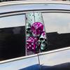 Dice Skull Car Sticker Auto B Pillar Waterproof Sunscreen Center Column Decor Cover Scratches Car Doors Pillar Decal Accessories