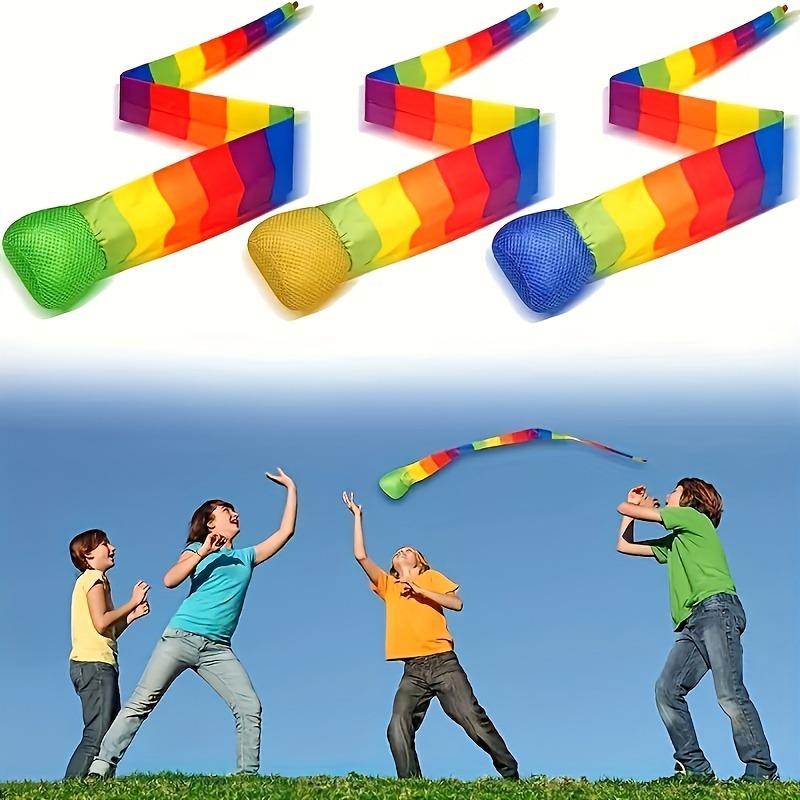 Rainbow Wind Ball Sensory Training Toy Outdoor Throw Catch Game Toy