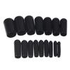 200 Pezzi Protezioni Filettate per Tubi in Plastica Tappi Terminali a Vite in Gomma PVC Resistente Coperchi Mozzo per Raccordi Hardware