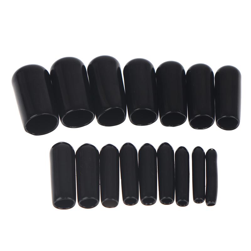 200 Pezzi Protezioni Filettate per Tubi in Plastica Tappi Terminali a Vite in Gomma PVC Resistente Coperchi Mozzo per Raccordi Hardware