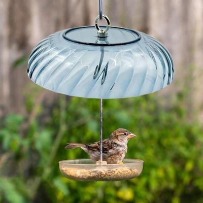 Baffle for Bird Feeders Chewproof 9.84'' Dome Cover Weather Protective Patio