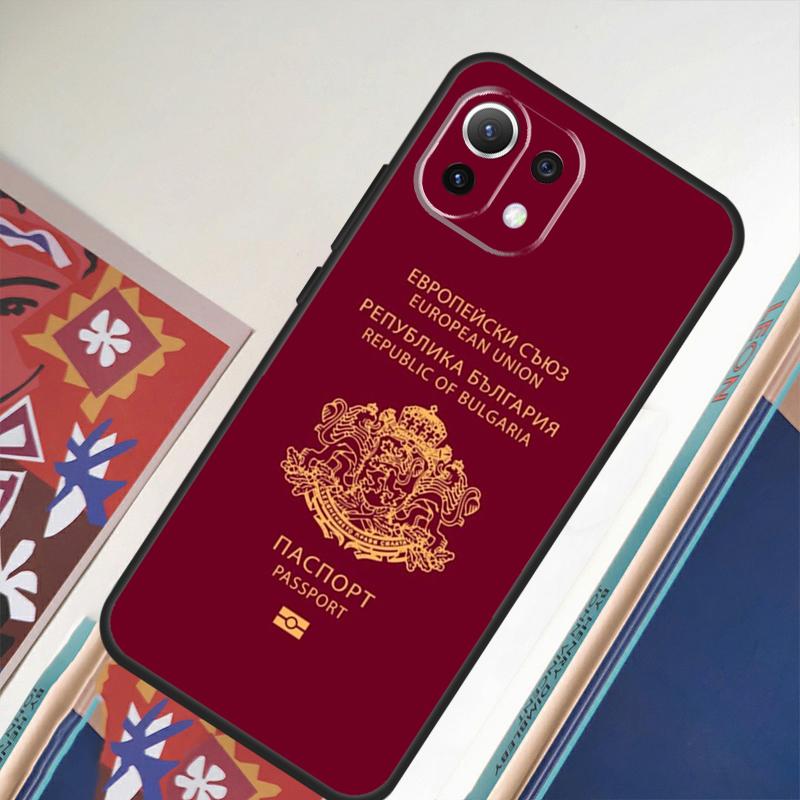 Bulgaria Flag Passport Case For Xiaomi 13 Pro 11T 12T Pro 11 12 Lite Cover For POCO F5 X5 X4 X3 Pro F4 GT F3 M5