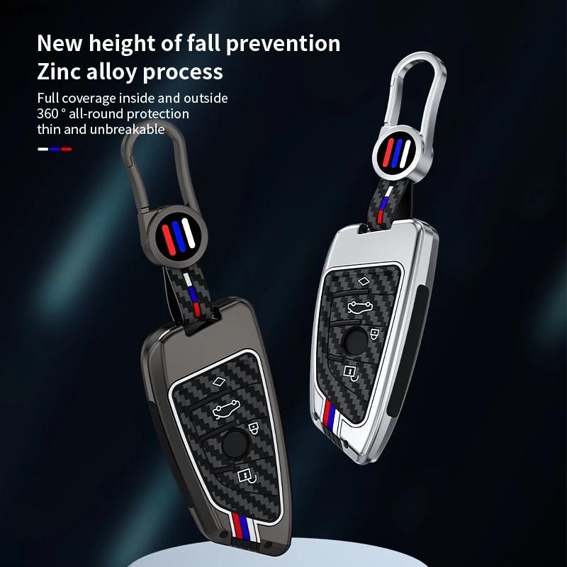 Car Key Case Cover Fob Keyring for BMW F30 F11 X3 F25 Serie 1 E39 X4 G20 X5 G05 F40 X6 F44 216 X1 G30 320i F01 F02  Car Styling