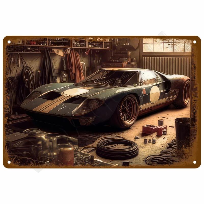 Bedroom Metal Signs Retro Metal Plate Posters Wall Art Mural Vintage Room Decoration Home Decor Items Tin Signs Aesthetic Men