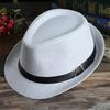 2025 New Fashion Design Man Cap Classic White Men Straw Hat Summer Trendy Beach Sun Hats All-match Casual Cowboy Jazz Caps