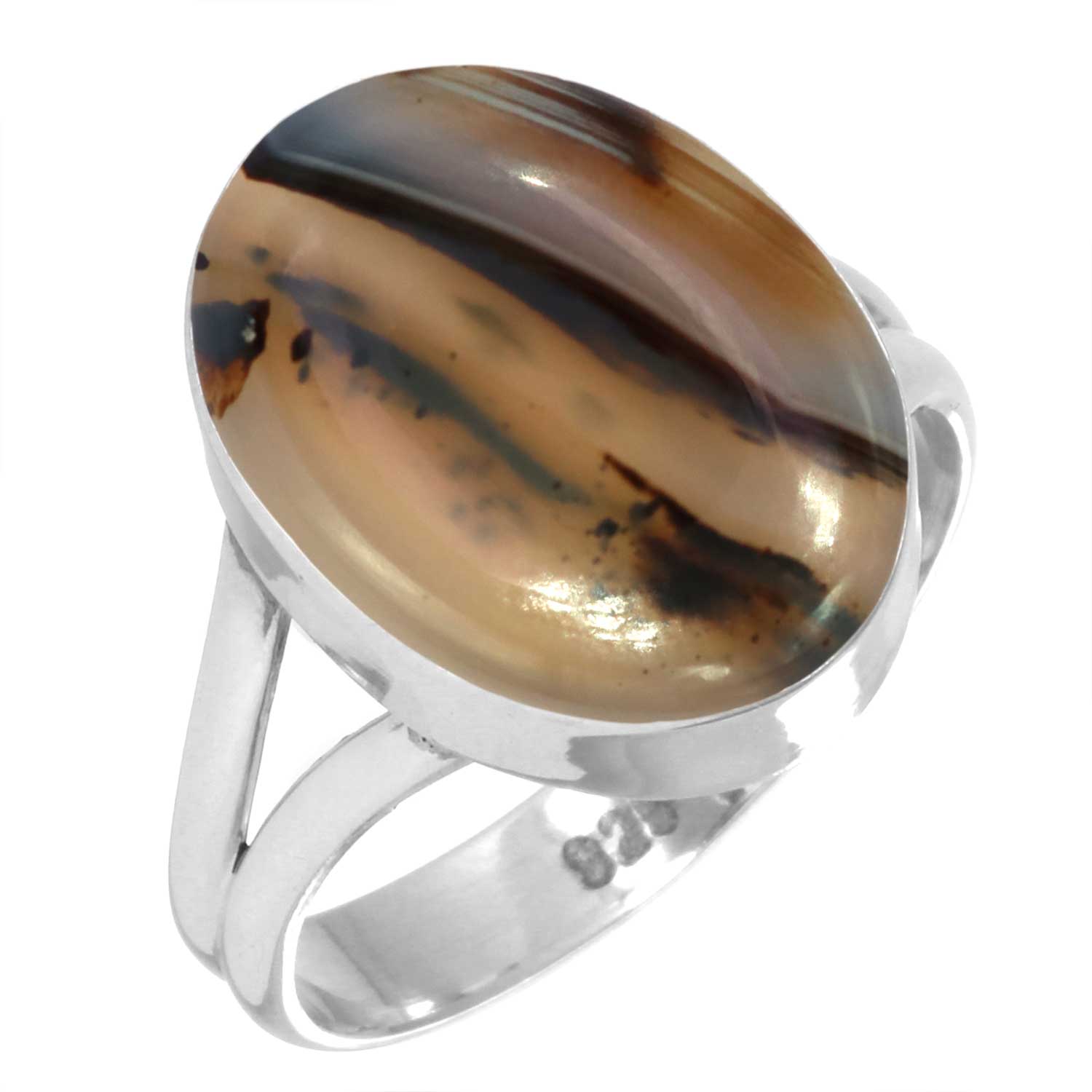 925 Sterling Silver Ring Women Gemstone