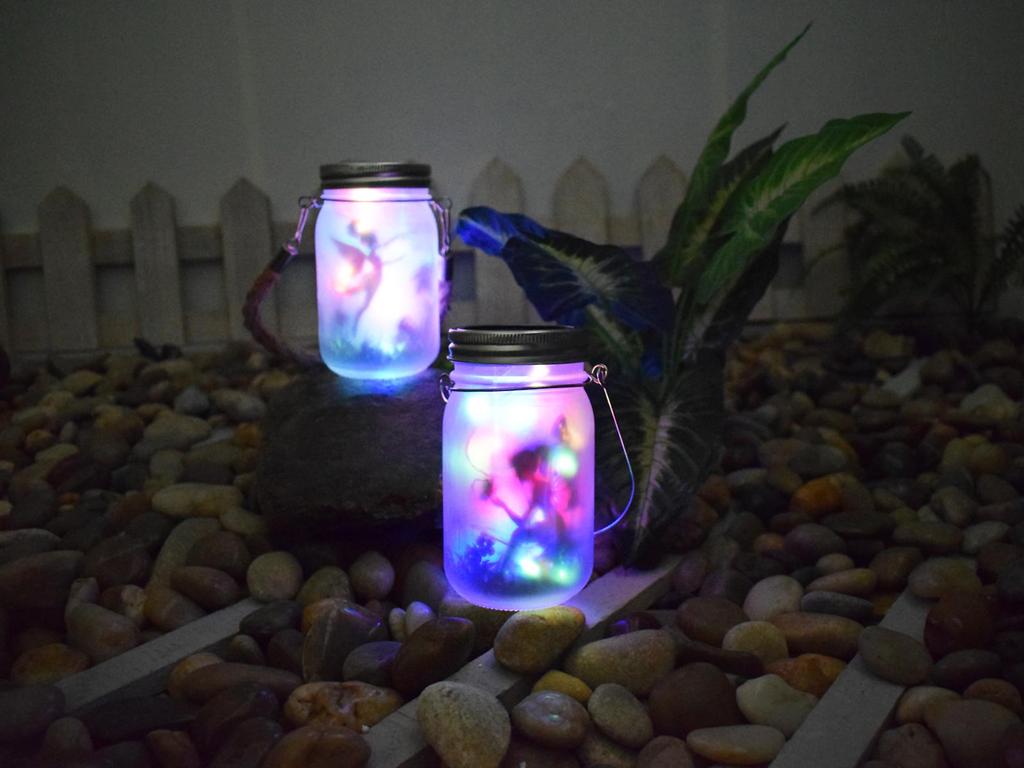 Waterproof Solar Fairy Bottle String Lights for Garden and Balcony Decoration