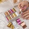 Laser Nail Stickers Gold Rose Gold Nail Art Stickers Professional Nail Decorations  Manicure DIY