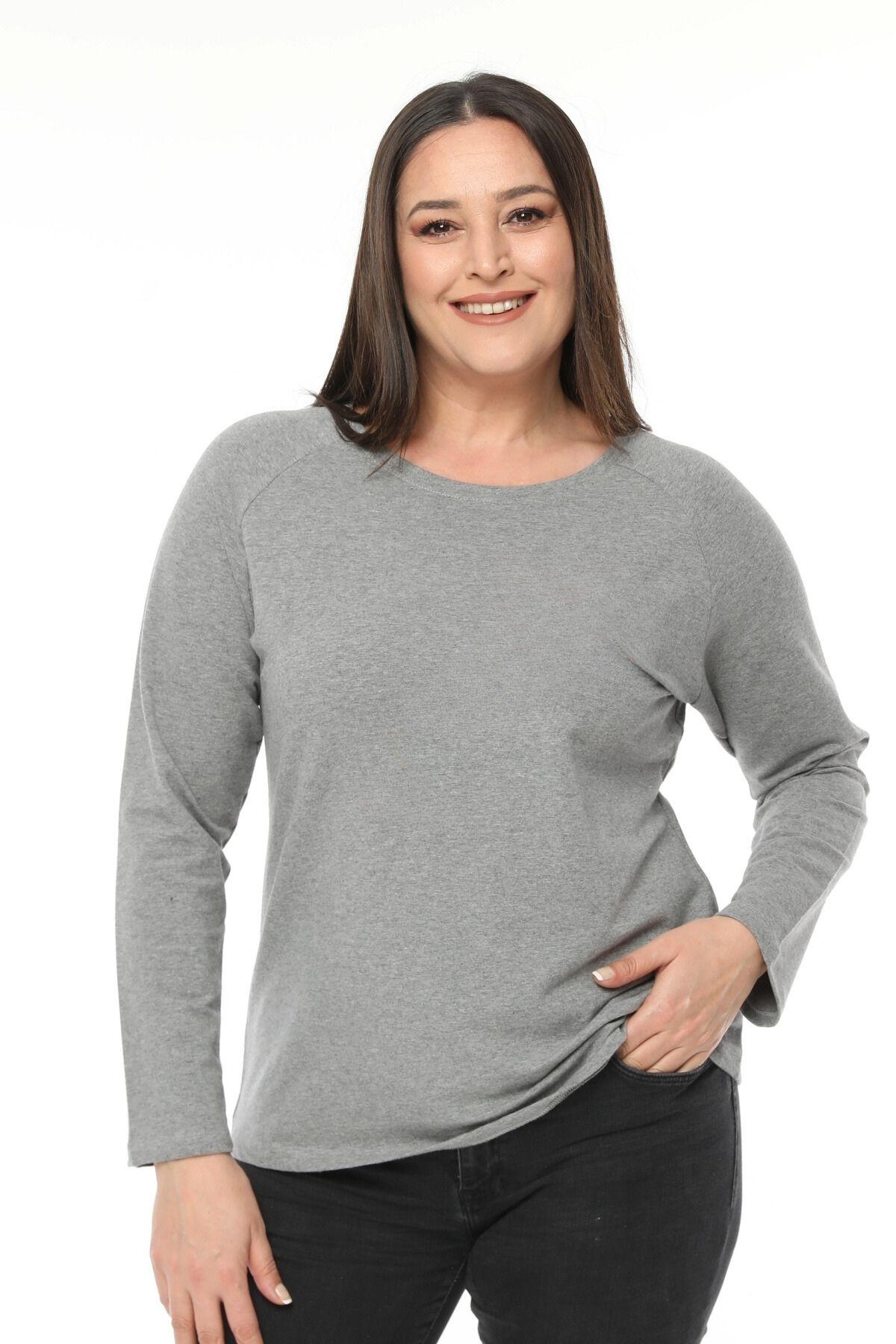 

Women s Style Big Size Sweatshirt Plus Size Raglan Sleeve Sweatshirt XL/2XL