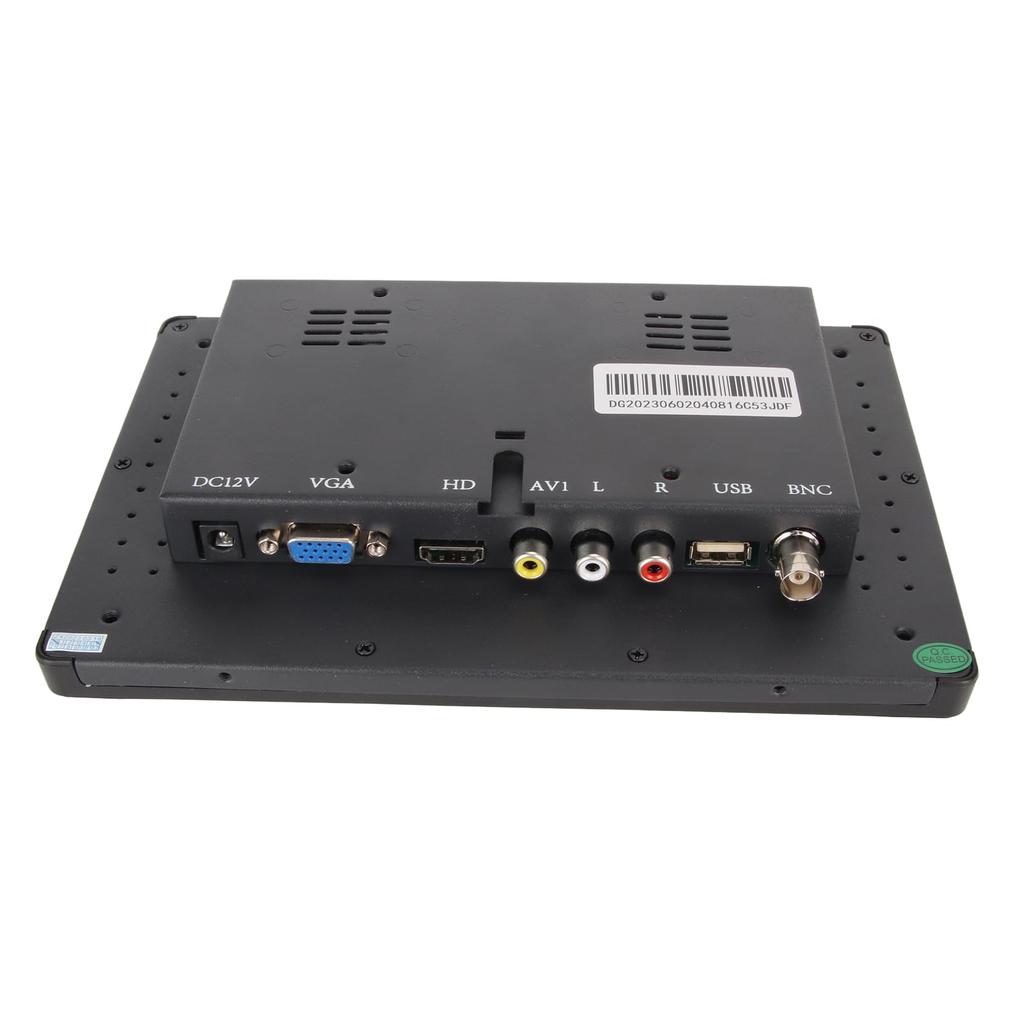 8-inch IPS Touchscreen Monitor with 1280x720 Resolution, 100-240V Wall-Mounted IPS Panel, Low Power Consumption, Waterproof, for Security Use