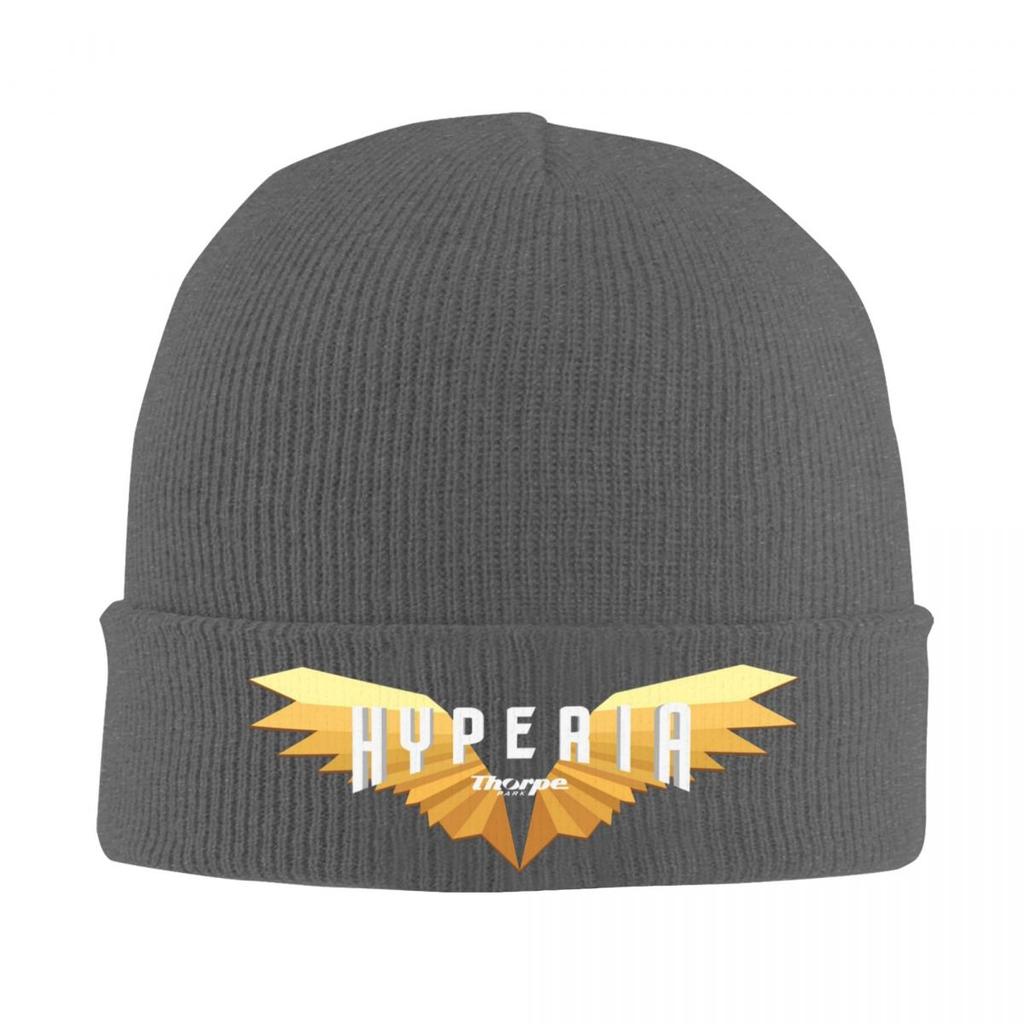 Hyperia Thorpe Park Logo Warm Knitted Cap Winter Knit Bonnet Hat Skullies Beanies Hip Hop Caps for Unisex