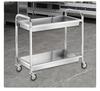 Stainless Steel Restaurant & Hotel Serving Trolley - Mobile Dining, Dessert, Bar, Busboy Cart