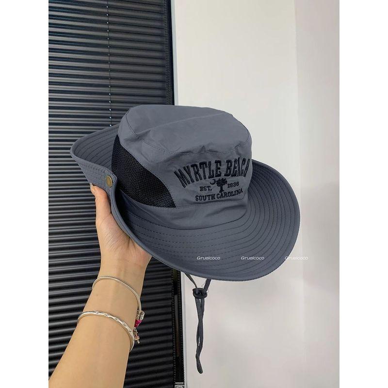 

Японский стиль Алфавит Вышивка Альпийская кепка Женская Летняя Уличная Кемпинг Пеший туризм Боковой Дышащий Сетчатый Дизайн Панама Панама Grey Free size (54-58cm)