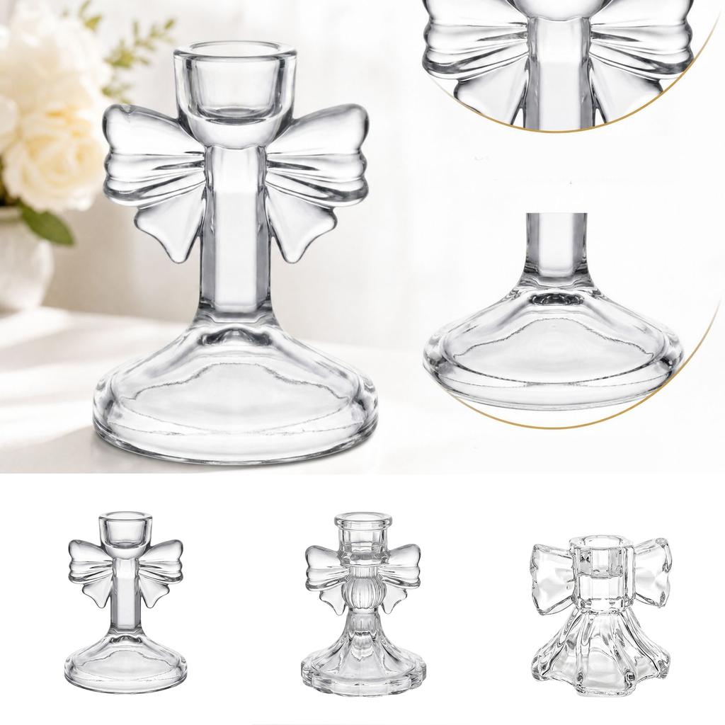 Bowknot Candle Holder Centerpiece Home Decor
