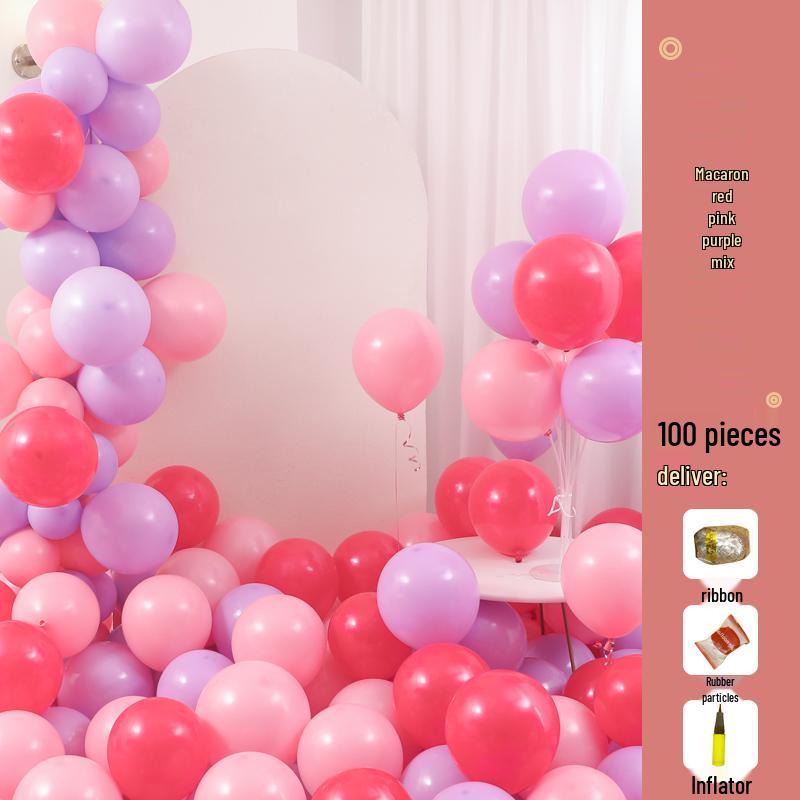 Pink Macaron Balloons: Non-Toxic Birthday Decor for Kids' Parties