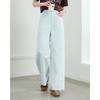 TERRE BLEUE Women's High-Waist Loose Straight-Leg Casual Pants