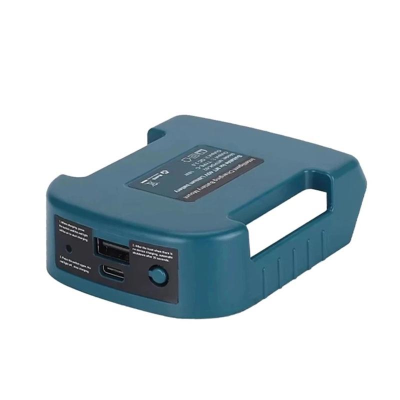 Battery Adapter Holder Belt Buckle for 40V Battery Pack Holder Carriers with Type C USB Fast Charging Port