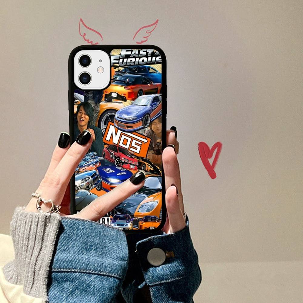 Action Movie Series Fast F-Furious PC+TPU Protective Phone Case For IPhone 17 16 Pro Max 15 Plus 14 13 12 11 Cover
