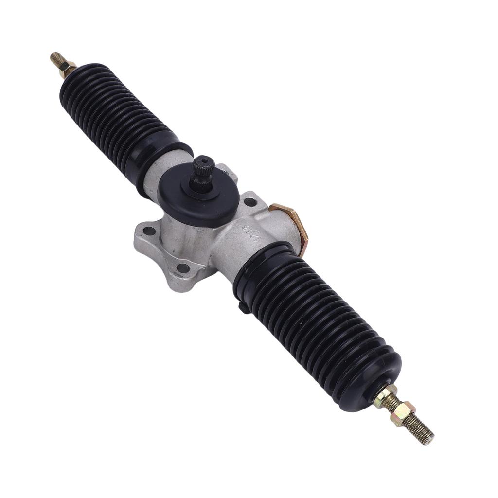 Ansamblu Cremalieră Direcție Asistată 30D 420mm Lungime cu Bucșă de Cauciuc pentru Go Kart ATV UTV Quad