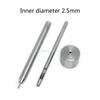 24TE 3Pieces Grommet Punching Tools Set DIY Art Work Snap Button Installation Tools for Leathercraft Eyelets Hole Making