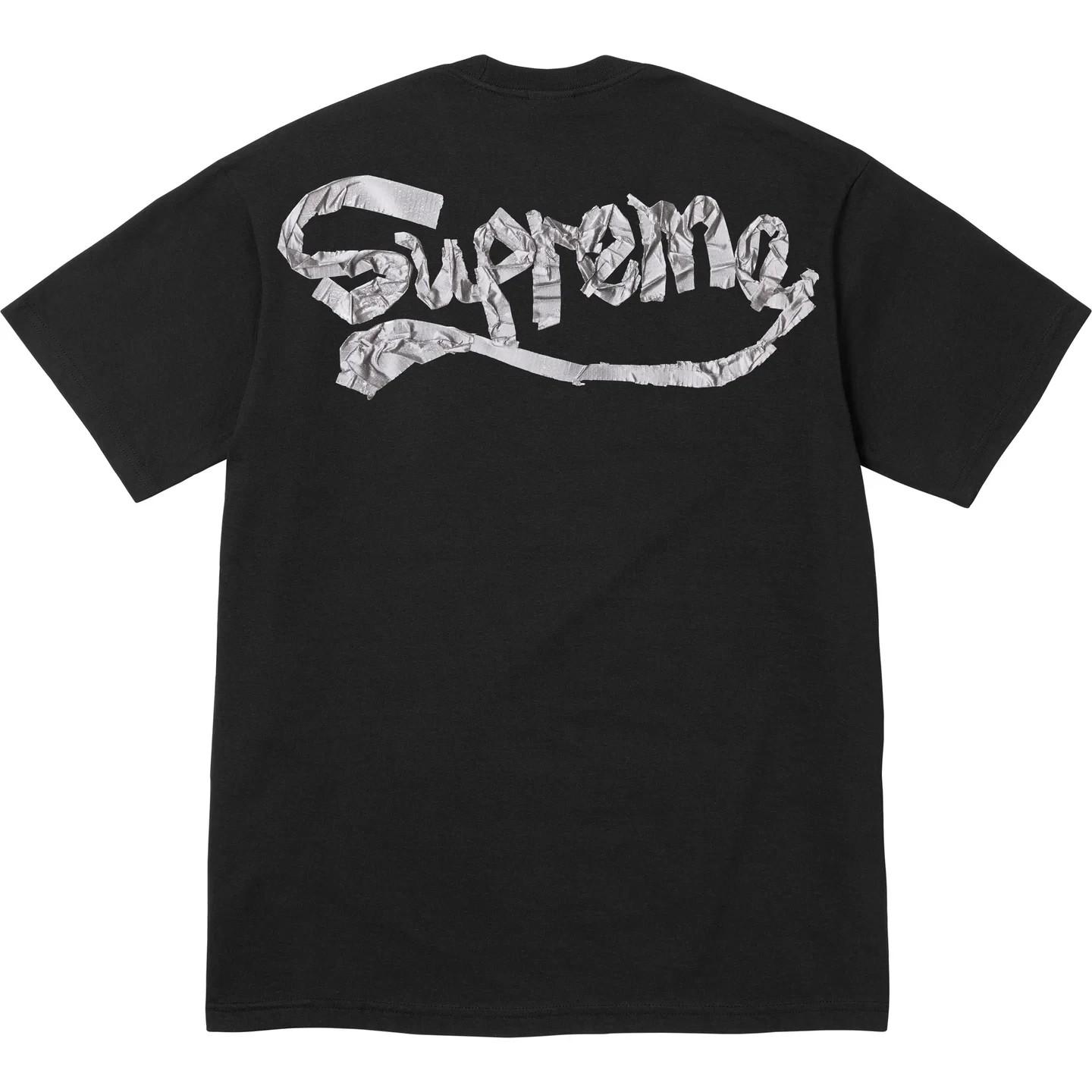Supreme Tape Tee Black XXL