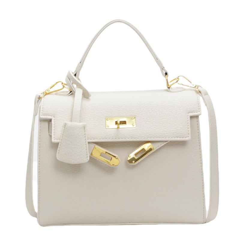 

Популярная модная сумочка весна и лето новая простая сумка-мессенджер текстурный замок сумка на плечо