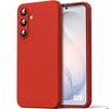 Silicone Case - BOOLING - for Samsung Galaxy S26 - Ultra Slim Flexible Protection - Matte Red