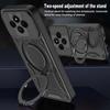 With Rotating Metal Stand For Magsafe Magnetic Case For XIAOMI Redmi 14C Hybrid Defender Hard Back Cover