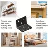 Stainless Steel L-Shaped Shelf Brackets - Heavy Duty, Adjustable, Waterproof & Sandproof with Screws for Industrial Use